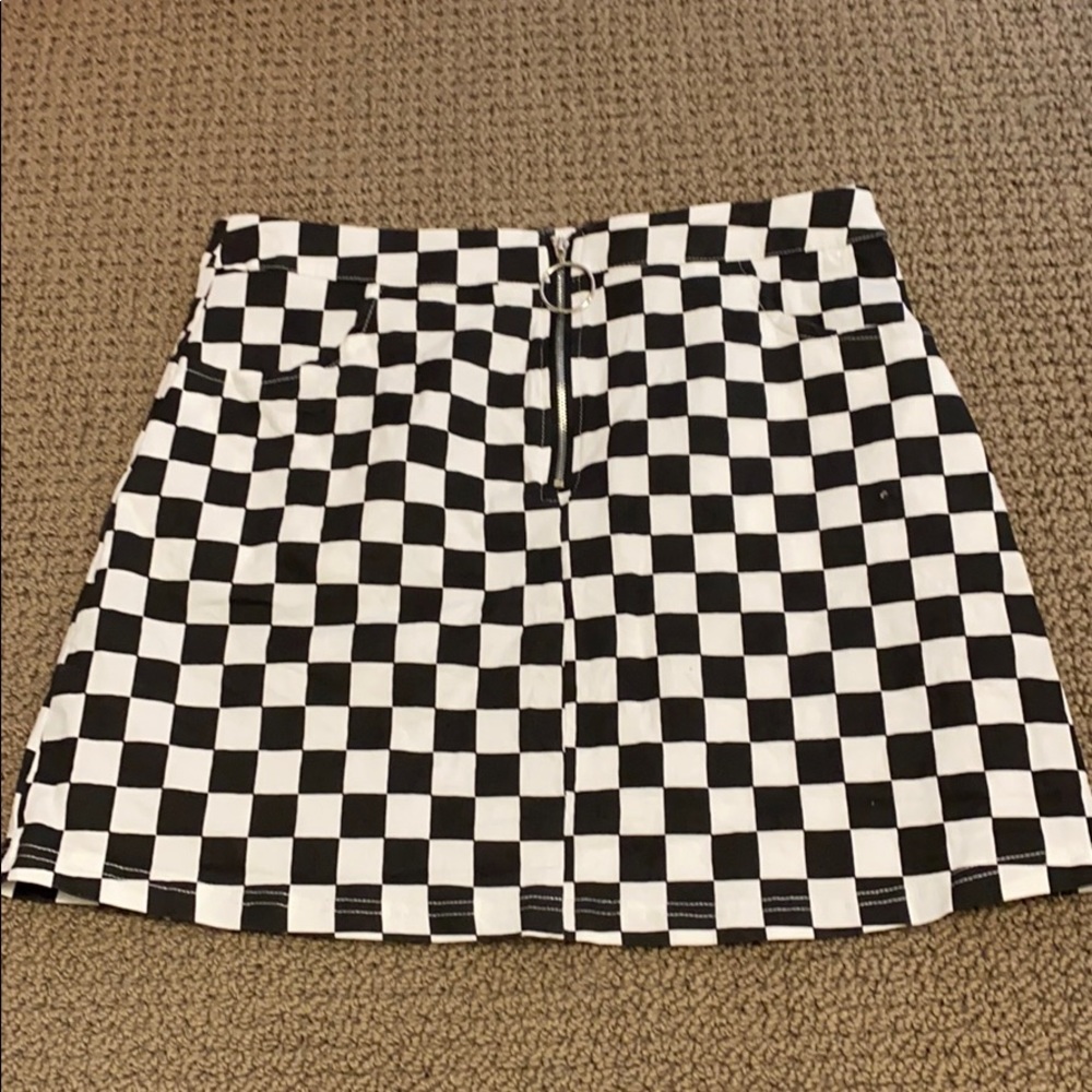 Checker board skirt